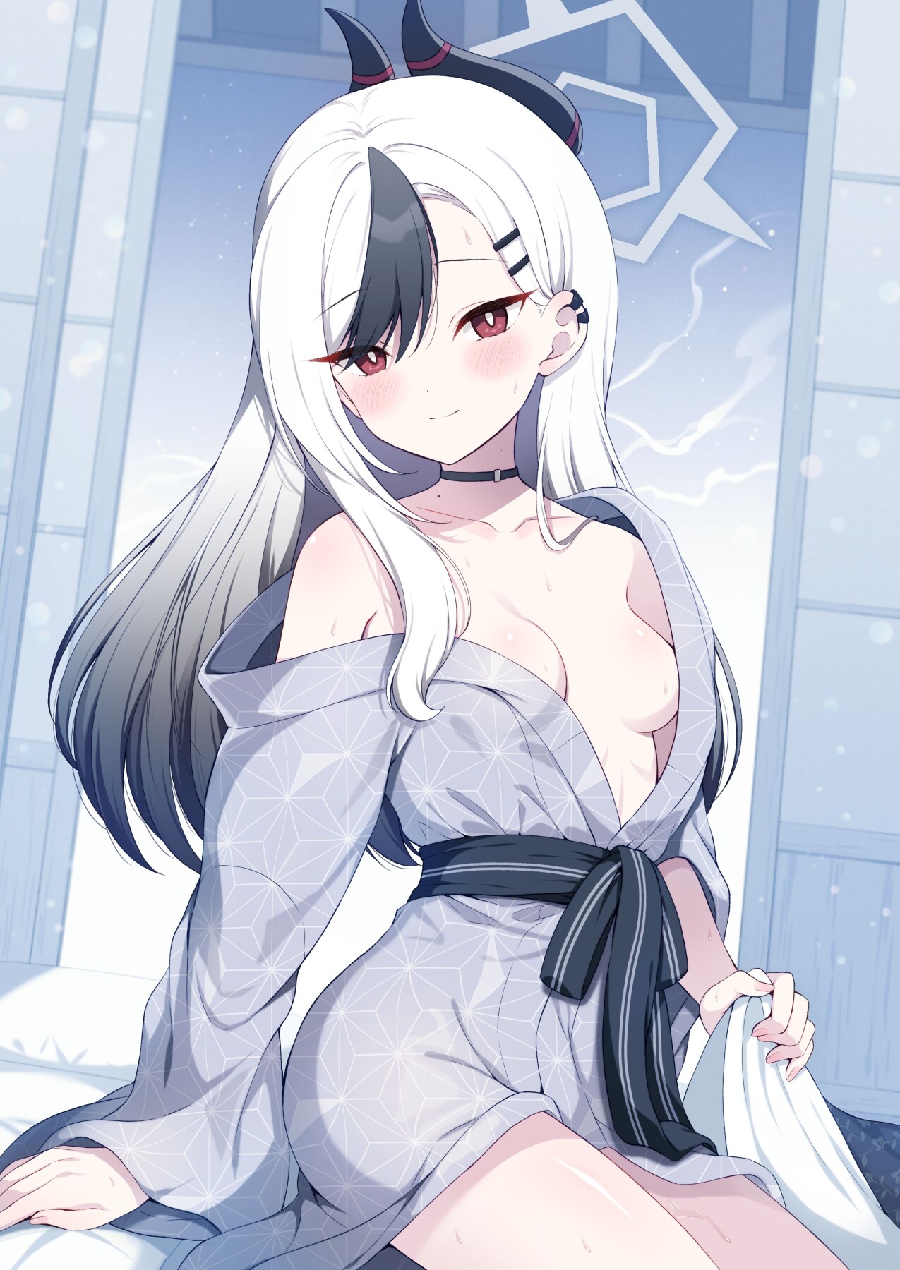 Hentai Manga Comic-Onsen Kayoko and sweet eroticism + A story about Kayoko and the teacher showing each other their masturbation-Read-32